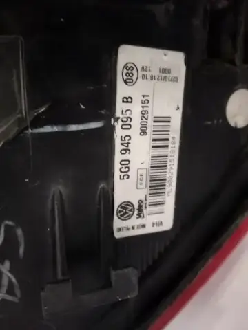 Volkswagen Golf 7 Sol Dış Stop Orjinal Çıkma 12-16
