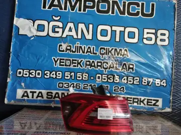 Volkswagen Passat B 7 Sol Dış Stop Orjinal Çıkma 17-18