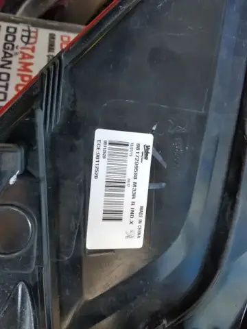 Peugeot 301 Sağ Stop Orjinal Çıkma 11-12