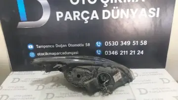 Renault Megane 3 Sol Far Orjinal Çıkma 08-12