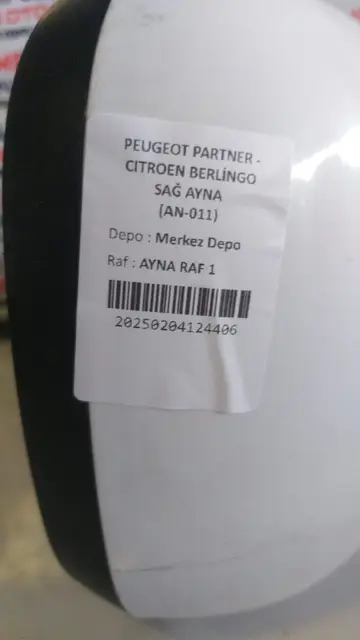 Peugeot Partner - Citroen Berlingo Sağ Ayna
