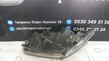 Renault Megane 2 Sağ Far Merceksiz 02-09