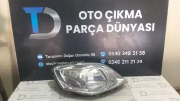 Peugeot Bipper Sağ Far 08-14