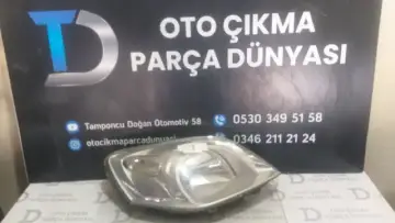 Peugeot Bipper Sağ Far 08-14