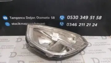 Dacia Dokker Sol Far Cam Sağlam Kasa Kırık 12-16
