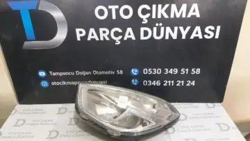 Dacia Dokker Sol Far Cam Sağlam Kasa Kırık 12-16