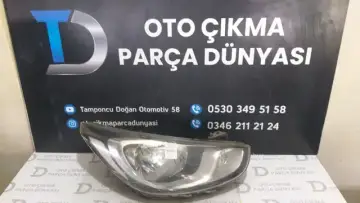 Hyundai Accent Blue Sağ Far 12-15