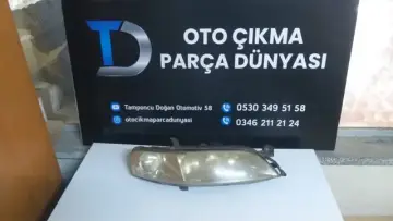 Opel Vectra B Sağ Far Merceksiz 98-06