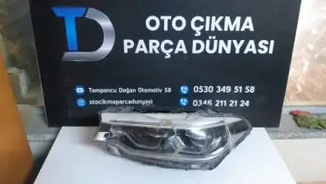 BMW 5 Serisi Sol Far G 30 18-20 (Cam Kırık)