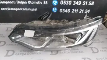Renault Talisman Sol Far Cam Kırık Kasa Sağlam