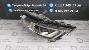 Renault Talisman Sol Far Cam Kırık Kasa Sağlam