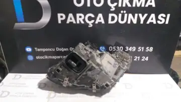 Mercedes C Serisi Sağ Far W 205 Cam Kırık