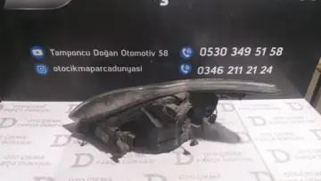 Ford Focus 2 Sağ Far Mercekli Siyah