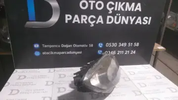 Ford Courier Sağ Far Siyah