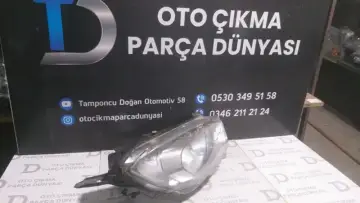 Ford Courier Sağ Far Gri