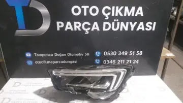 Opel Crosland Sol Far Cam Kırık
