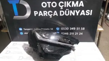 Skoda Kadiag Sağ Far Full Ledli Cam Kırık