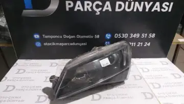 Skoda Süper B Sol Far 15-20 Cam Çatlak