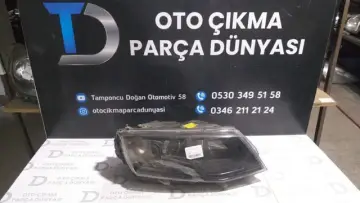 Skoda Octavia Sağ Far-14 Cam Çatlak