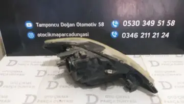 Honda City Sol Far Cam Çatlak