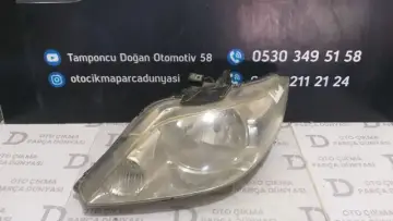 Honda City Sol Far Cam Çatlak