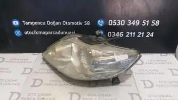 Honda City Sol Far Cam Çatlak
