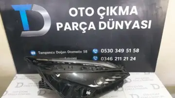 Nissan Qashqai Sağ Far Cam Kırık