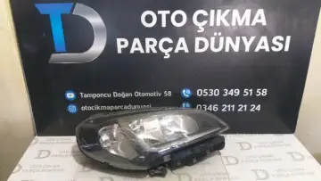 Fiat Doblo 4 Sağ Far -Siyah