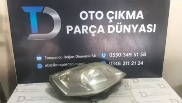 Peugeot Bipper Sağ Far 08-14