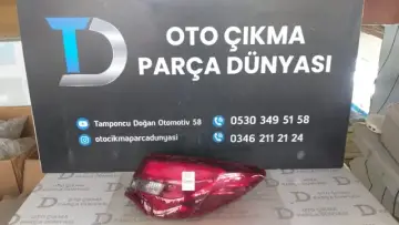 Opel Astra J Sağ Dış Stop 11-14 Cam Çatlak