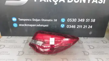 Opel Astra J Sağ Dış Stop 11-14 Cam Çatlak