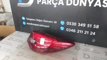 Opel Astra J Sağ Dış Stop 11-14 Cam Çatlak
