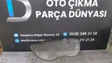 BMW 7.40 Sağ Far Camı 06-10 2.El
