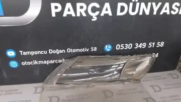 Audi Q7 Sağ Far Camı Aynası-14 2.El