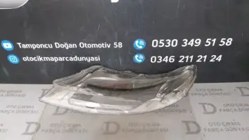 Audi Q7 Sağ Far Camı Aynası-14 2.El