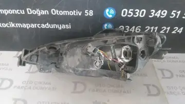 Peugeot 206 Sağ Far 03-06