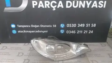 Peugeot 206 Sağ Far 03-06