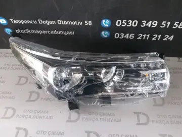 Toyota Corolla Ledli Sağ Far Nikelaj Çıtalı (13-16)