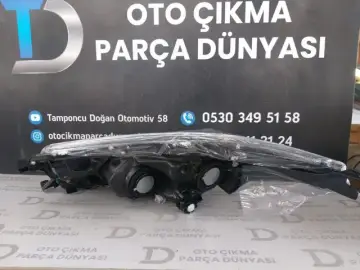 Toyota Corolla Ledli Sağ Far Nikelaj Çıtalı (13-16)