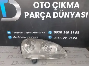 Volkswagen Golf 5 Sağ Far (03-10)