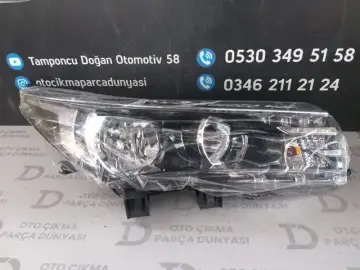 Toyota Corolla Ledli Sağ Far Nikelaj Çıtalı (13-16)