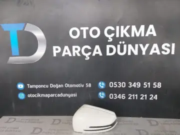 Mercedes W117 W176 W204 W212 Sol Dikiz Ayna Kapağı Sinyalli
