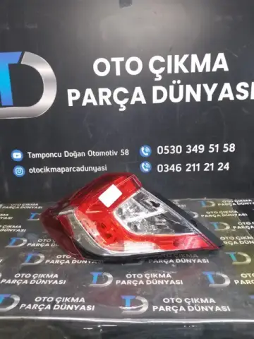 Honda Civic Sol Arka Stop