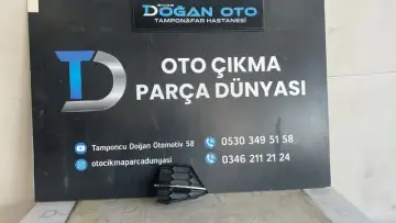 Skoda Süper B Sağ Sis Farı Izgara Kapağı 2014 Yeni Sıfır