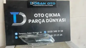 Honda Civic Sağ Far Camı 2012