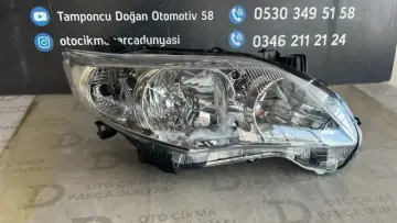 Toyota Corolla Sağ Far 2010-2012 Yeni Sıfır