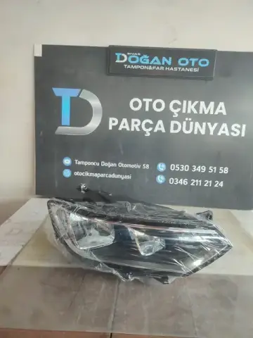 Passat B8 Sağ Boş Merceksiz Far