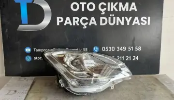 Peugeout Rifter Sağ Ön Far Çıkma