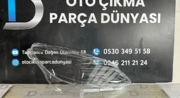 Opel Corsa D Sağ Far Camı