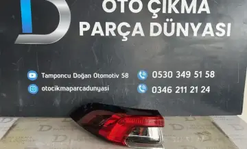 Toyota Corolla Sağ Dış Stop Sıfır Yan Sanayi (19-22)
